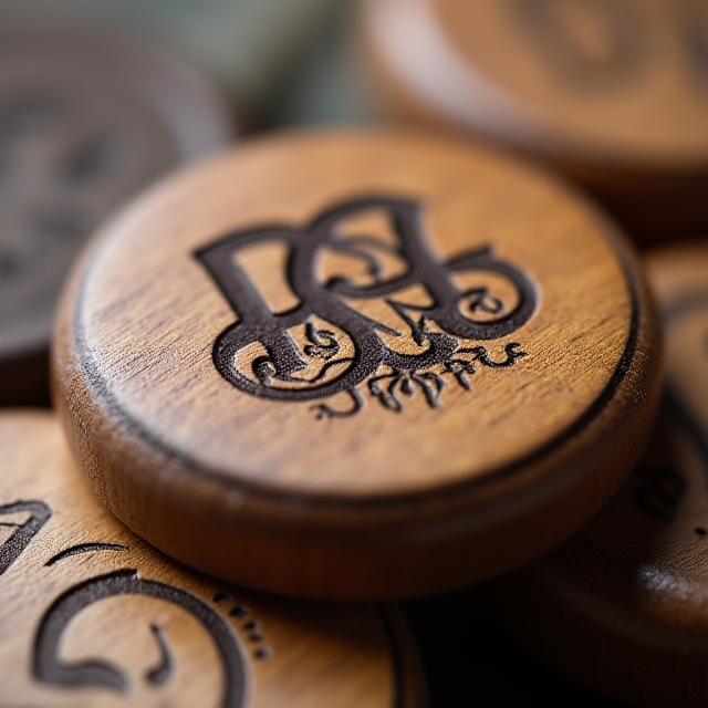 Incisioni personalizzate su gioielli in legno